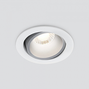 встраиваемые светильник 15267/LED 7W 4200K WH/SL белый/серебро Elektrostandart 15267/LED