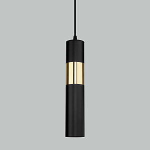 светильник подвесной 50097/1 черный/золото Eurosvet 