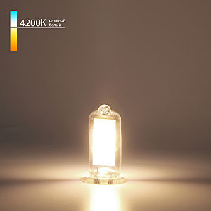 лампочка светодиодная G9 LED 3W 220V 4200K (BLG912) стекло Elektrostandart 