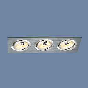 встраиваемые светильник 1011/3 MR16 CH хром Elektrostandart 1011