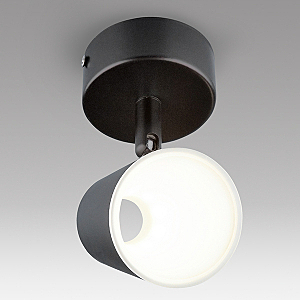 светильник потолочный DLR025 5W 4200K черный матовый Elektrostandart DLR025