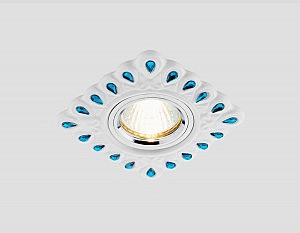 встраиваемые светильник D5550 W/GR Ambrella Дизайн с Узором и Орнаментом Гипс