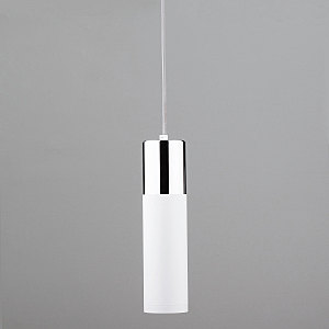 светильник подвесной 50135/1 LED хром/белый Eurosvet Double Topper