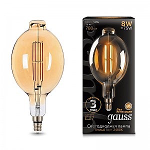 ретро лампа 151802008 Gauss Filament golden