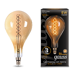 ретро лампа 150802008 Gauss Filament golden