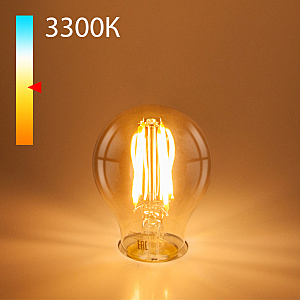 ретро лампа Classic LED 12W 3300K E27 (A60 тонированный) (BLE2710) Elektrostandart Classic LED