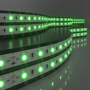 LED лента Лента светодиодная 60Led 14,4W IP65 зелёный (5050 24V 60Led 14,4W IP65) Elektrostandart 24V 14,4W IP65