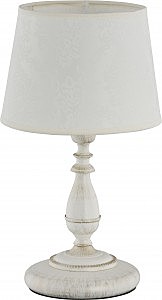 настольная лампа 18538 Alfa Roksana White